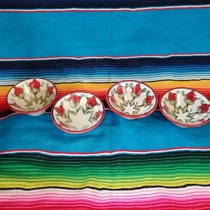 Mini Bowls Set of 4, Handpainted from India